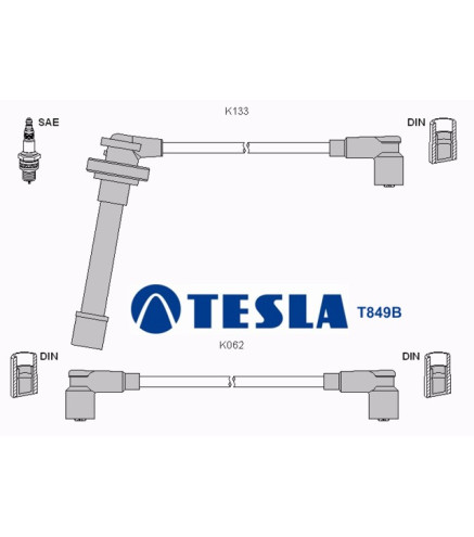 T849B Przewody zapłonowe TESLANissan