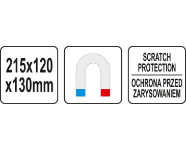 MAGNETYCZNA PÓŁKA NA POJEMNIKI/WKRĘTAKI