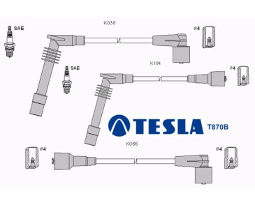 T870B Przewody zapłonowe TESLAOpel Vectra B 1,6i 16V