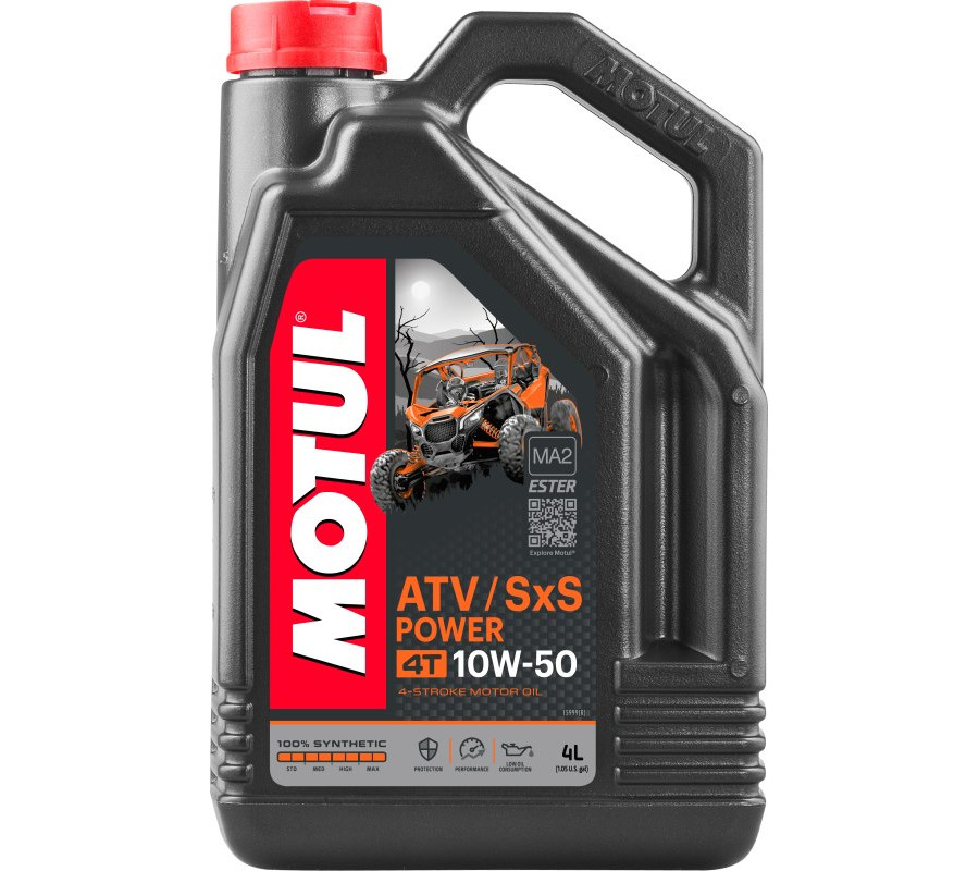 OLEJ MOTUL 10W50 4L ATV-SXS POWER 4T / MOTOCYKLE