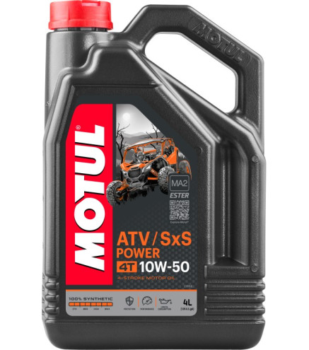 OLEJ MOTUL 10W50 4L ATV-SXS POWER 4T / MOTOCYKLE