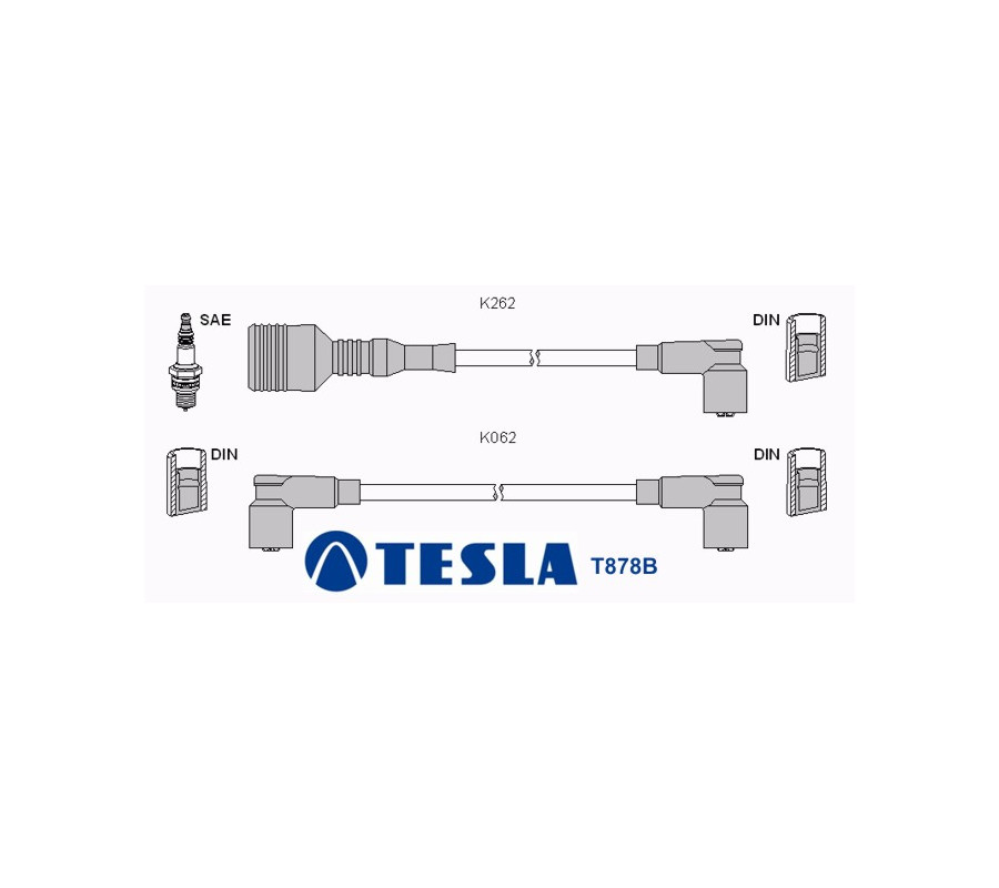 T878B Przewody zapłonowe TESLA