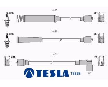 T882B Przewody zapłonowe TESLAOpel