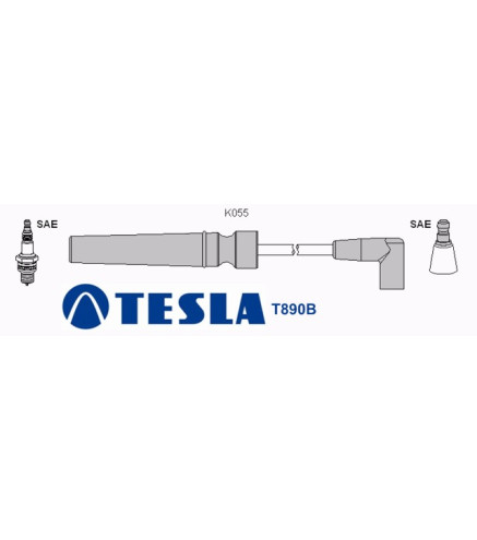 T890B Przewody zapłonowe TESLA