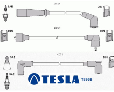 T896B Przewody zapłonowe TESLA