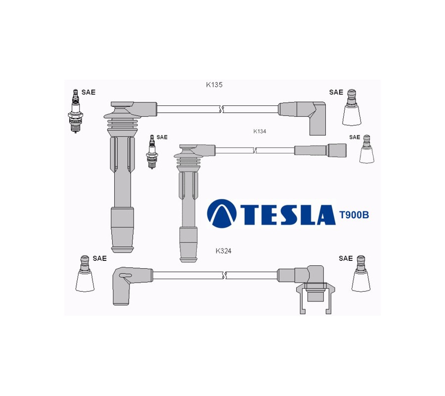 T900B Przewody zapłonowe TESLA