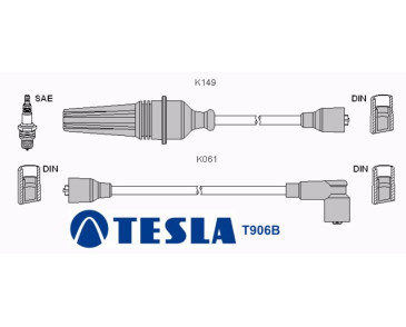 T906B Przewody zapłonowe TESLA