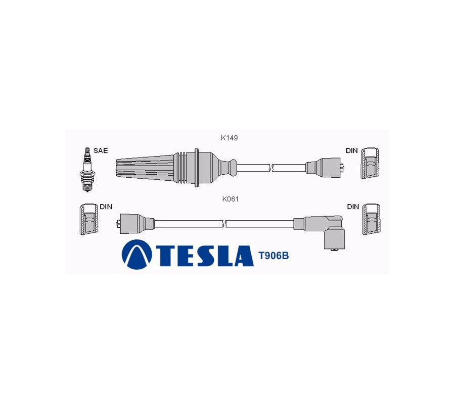 T906B Przewody zapłonowe TESLA
