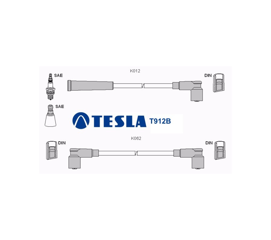 T912B Przewody zapłonowe TESLASeat