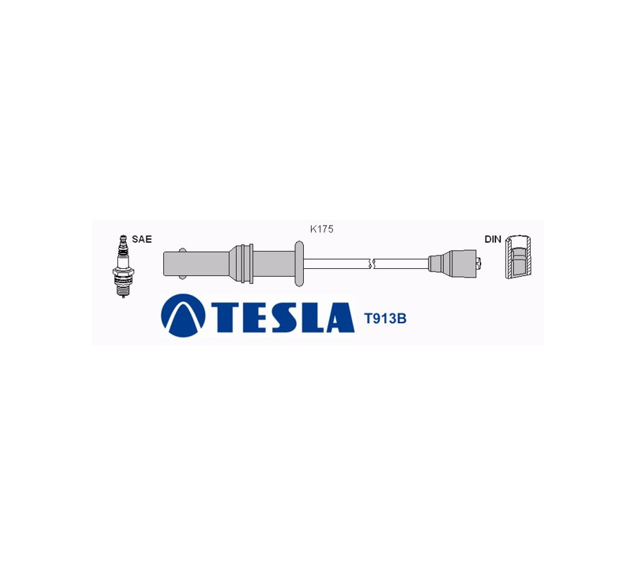 T913B Przewody zapłonowe TESLA