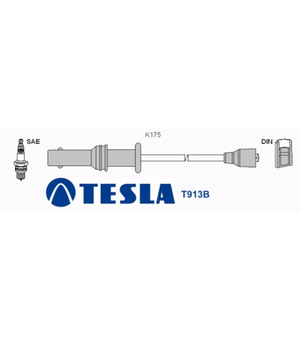 T913B Przewody zapłonowe TESLA