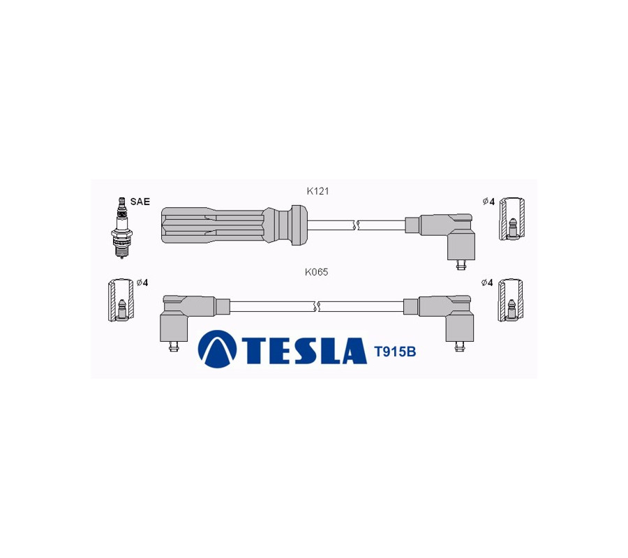 T915B Przewody zapłonowe TESLA