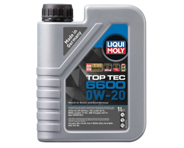 OLEJ LIQUI MOLY 0W20 1L TOP TEC 6600 SP / C5 / GF-6A / LL-17 FE+ / STJLR.03.5006 / MB229.71 / OV0401547
