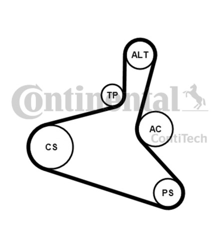ZESTAW PASKA WIELOROWK. VW 1,6/1,8T AUDI/SEAT/SKODA