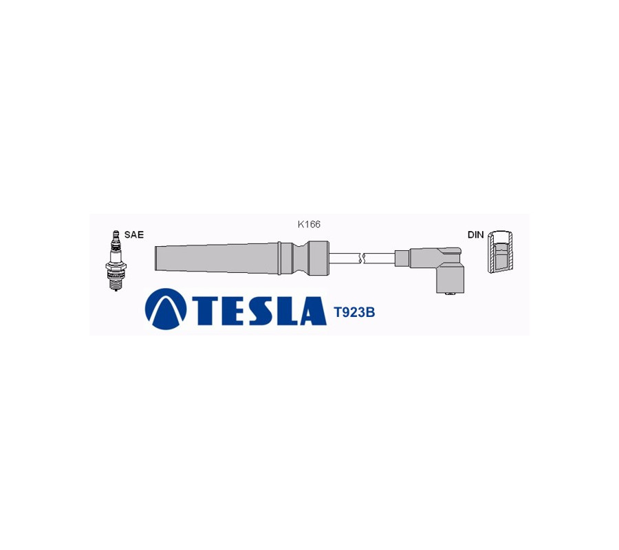 T923B Przewody zapłonowe TESLA