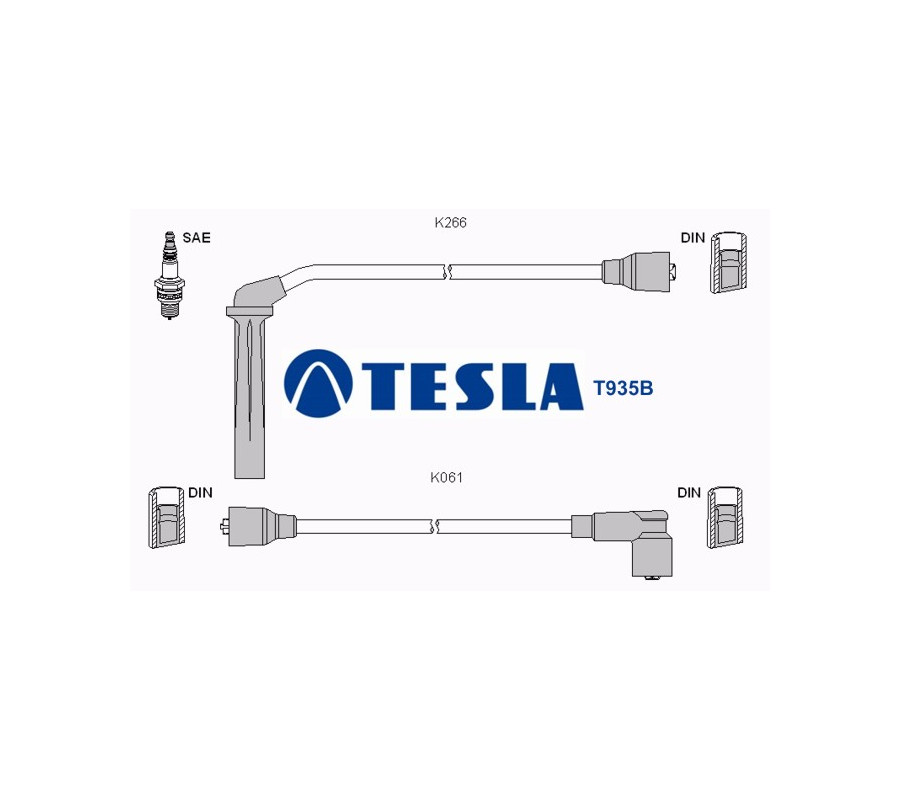 T935B Przewody zapłonowe TESLASaab