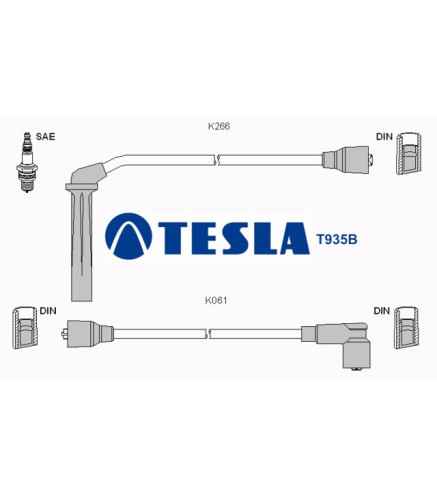 T935B Przewody zapłonowe TESLASaab