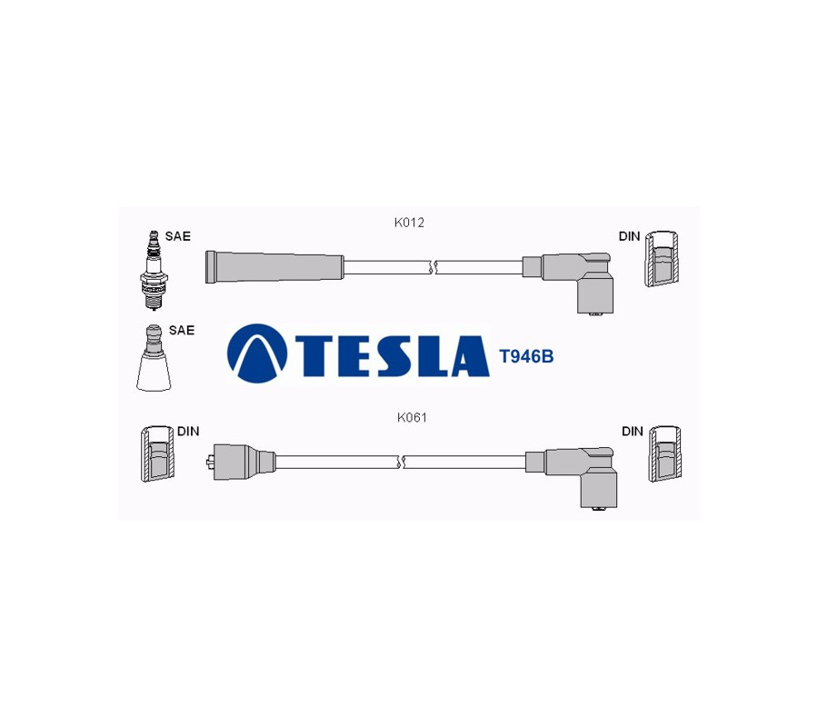T946B Przewody zapłonowe TESLA