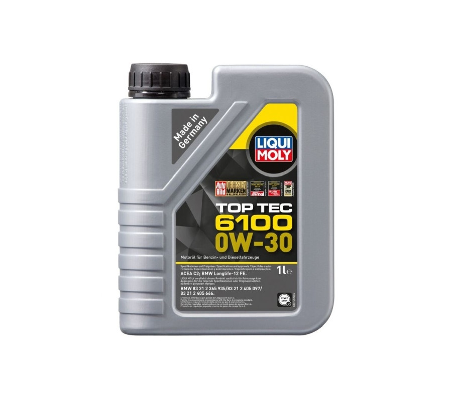 OLEJ LIQUI MOLY 0W30 1L TOP TEC 6100 C2 / LL-12 FE / BMW 83 21 2 365 935