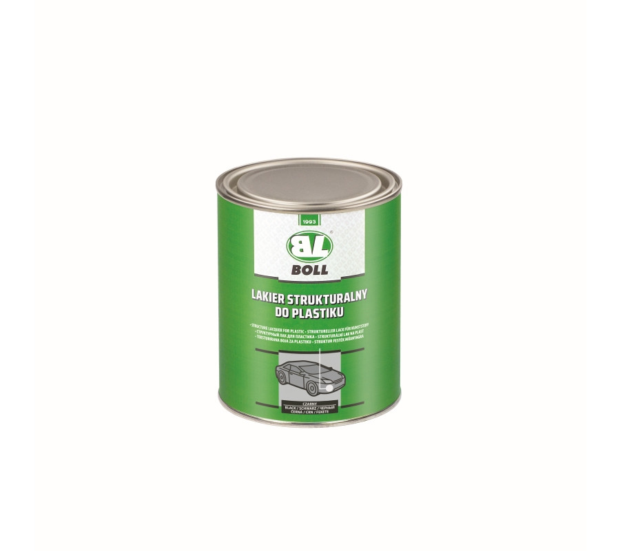LAKIER DO PLASTIKU STRUKTURALNY CZARNY NA PISTOLET 1L / BOLL