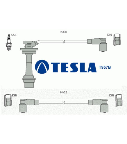 T957B Przewody zapłonowe TESLA