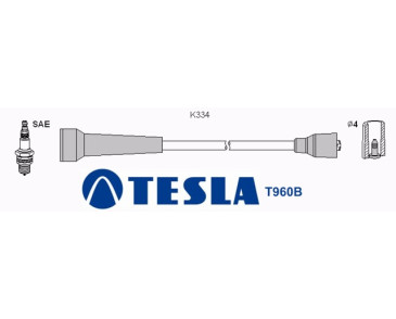 T960B Przewody zapłonowe TESLA