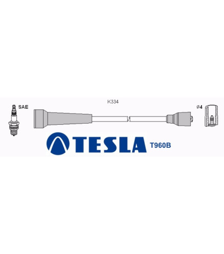 T960B Przewody zapłonowe TESLA