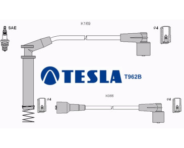 T962B Przewody zapłonowe TESLA