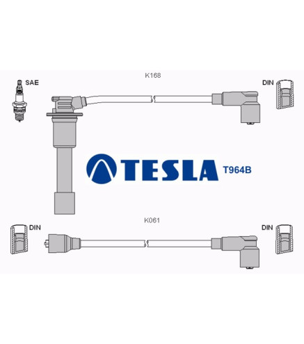 T964B Przewody zapłonowe TESLA