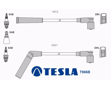 T966B Przewody zapłonowe TESLA