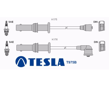 T975B Przewody zapłonowe TESLA