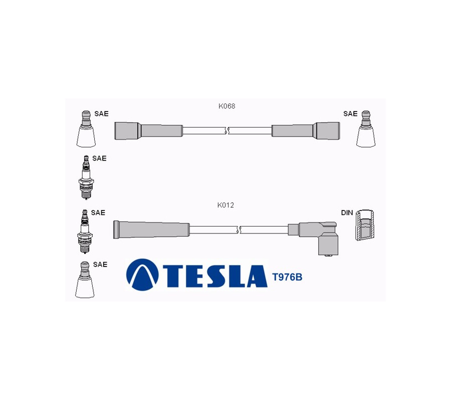T976B Przewody zapłonowe TESLA