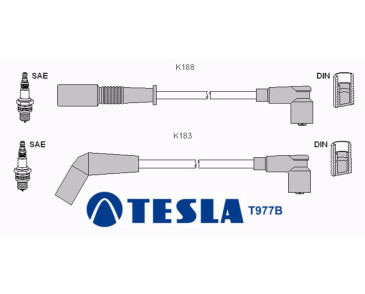 T977B Przewody zapłonowe TESLA