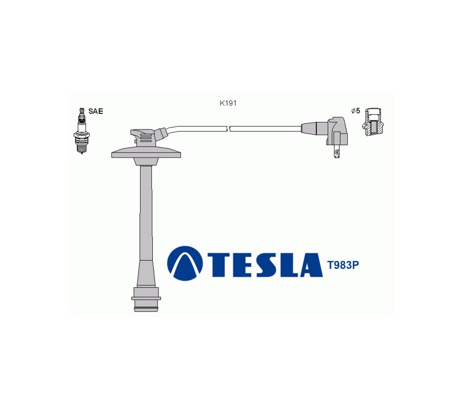 T983P Przewody zapłonowe TESLA