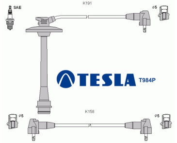 T984P Przewody zapłonowe TESLA
