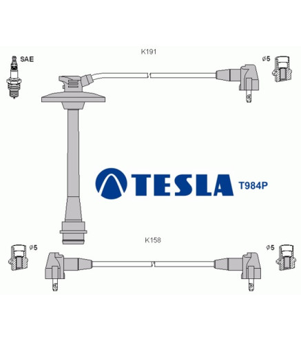 T984P Przewody zapłonowe TESLA