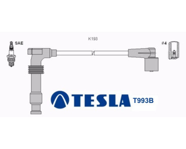 T993B (T951C) Przewody zapłonowe TESLA