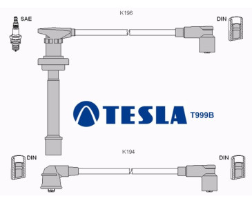 T999B Przewody zapłonowe TESLA