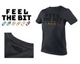 T-SHIRT Z NADRUKIEM, FEEL THE BIT, ROZMIAR XL