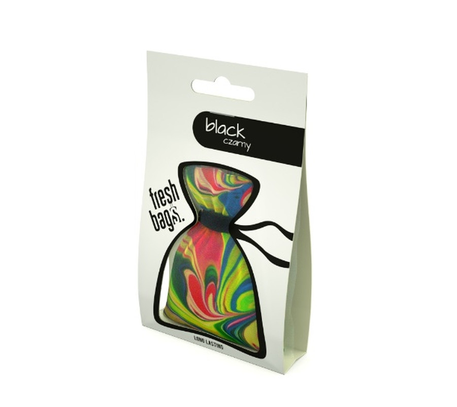 ZAPACH WORECZEK ZAPACHOWY FRESH BAGS ABSTRACT BLACK