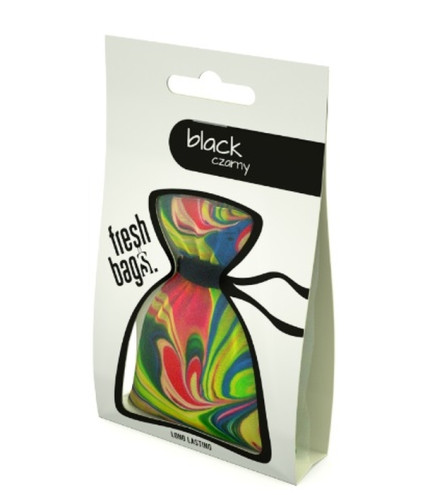 ZAPACH WORECZEK ZAPACHOWY FRESH BAGS ABSTRACT BLACK
