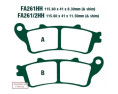 KLOCKI HAM. MOTO. HONDA ST 1300 (BEZ ABS) (08-09)/ GL 1800 GOLDWING (01-05)/ CBR 1100 BLACKBIRD (97-98)