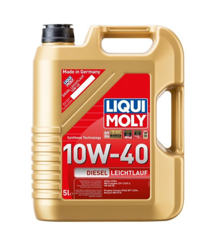 OLEJ LIQUI MOLY 10W40 5L DIESEL LEICHTLAUF / B4 / 229.1 229.3 / 505.00 / B71 2294 / RN0710