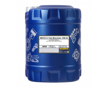 OLEJ MANNOL 10W40 10L MOTORBIKE 4T ESTER TECHNOLOGY SL / JASO MA/MA2
