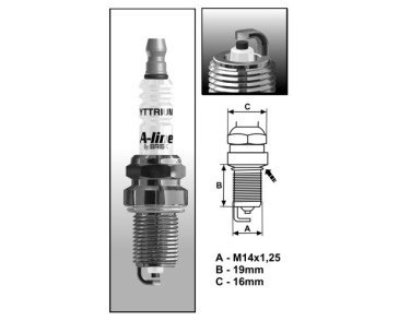 A11 (0027) A-Line DR15YCY-1 świeca BRISKzapłonowa BRISK spark plug