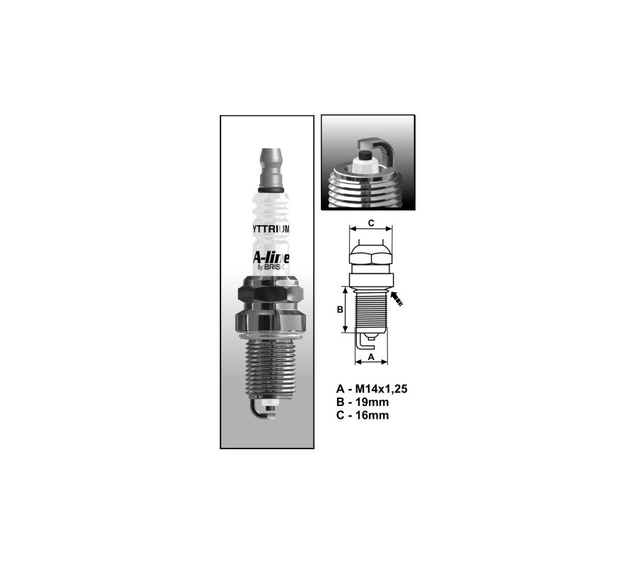 A11 (0027) A-Line DR15YCY-1 świeca BRISKzapłonowa BRISK spark plug