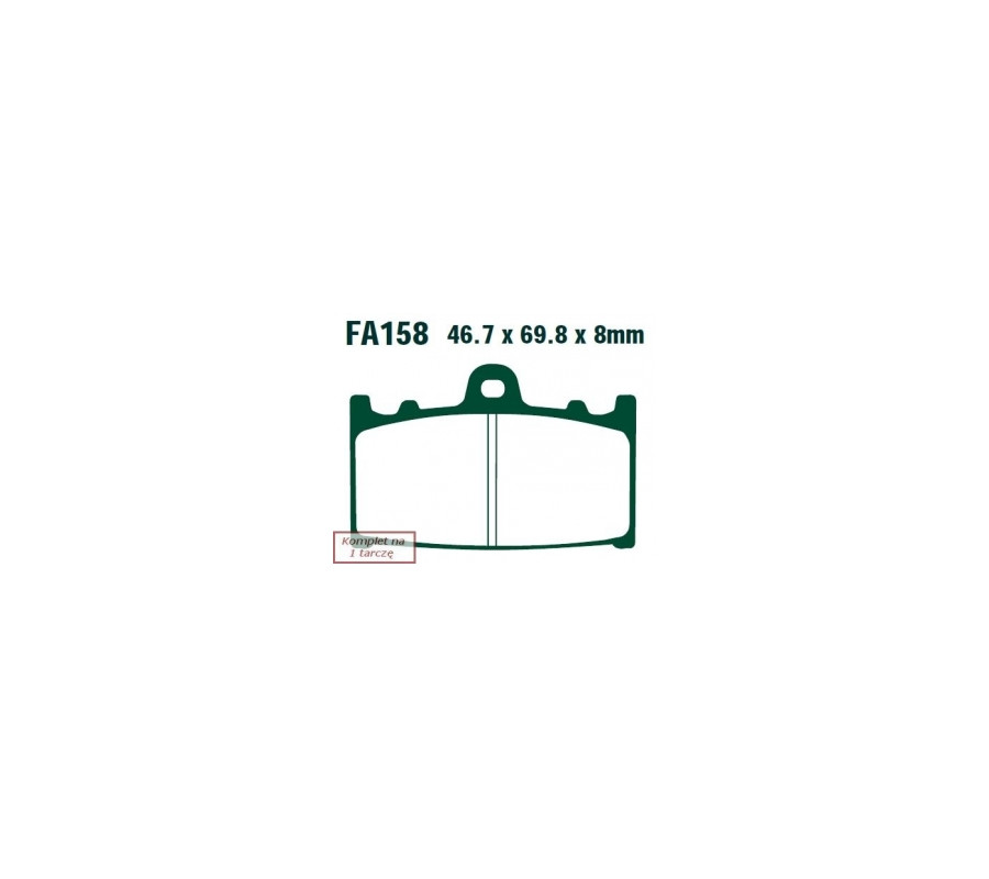 KLOCKI HAM. MOTO. SUZUKI GSX 1250 SPORTS TOURING (10-14)/ GSF 1250 (BEZ ABS) (07-11)/ GSF 1200 ( (06))