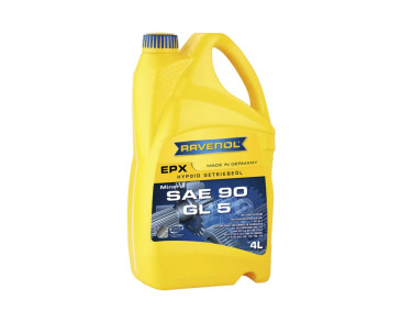 OLEJ RAVENOL EPX 90 4L GL5 / MAN 342 TYP M-1 / MB 235.0 / MINERALNY
