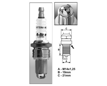 A22 (1446) A-Line LR17TCY świeca BRISKzapłonowa BRISK spark plug