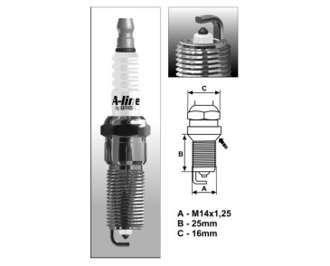 A25 (1455) A-Line RR15YPY-1 świeca BRISKzapłonowa BRISK spark plug